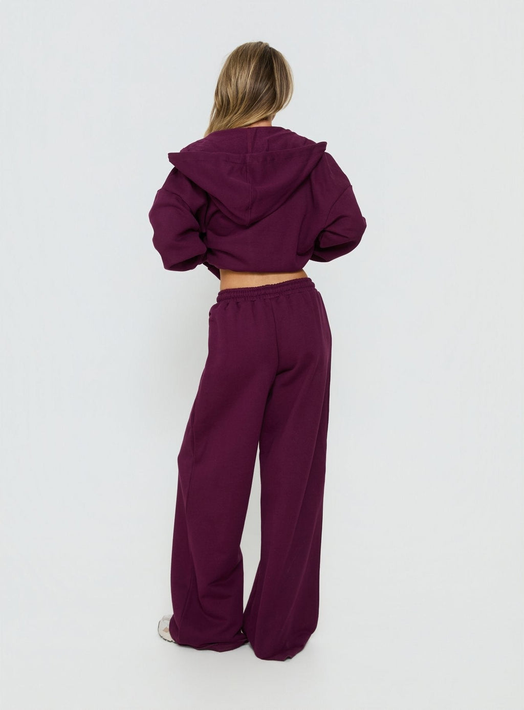 All Day Straight Leg Sweatpants Plum