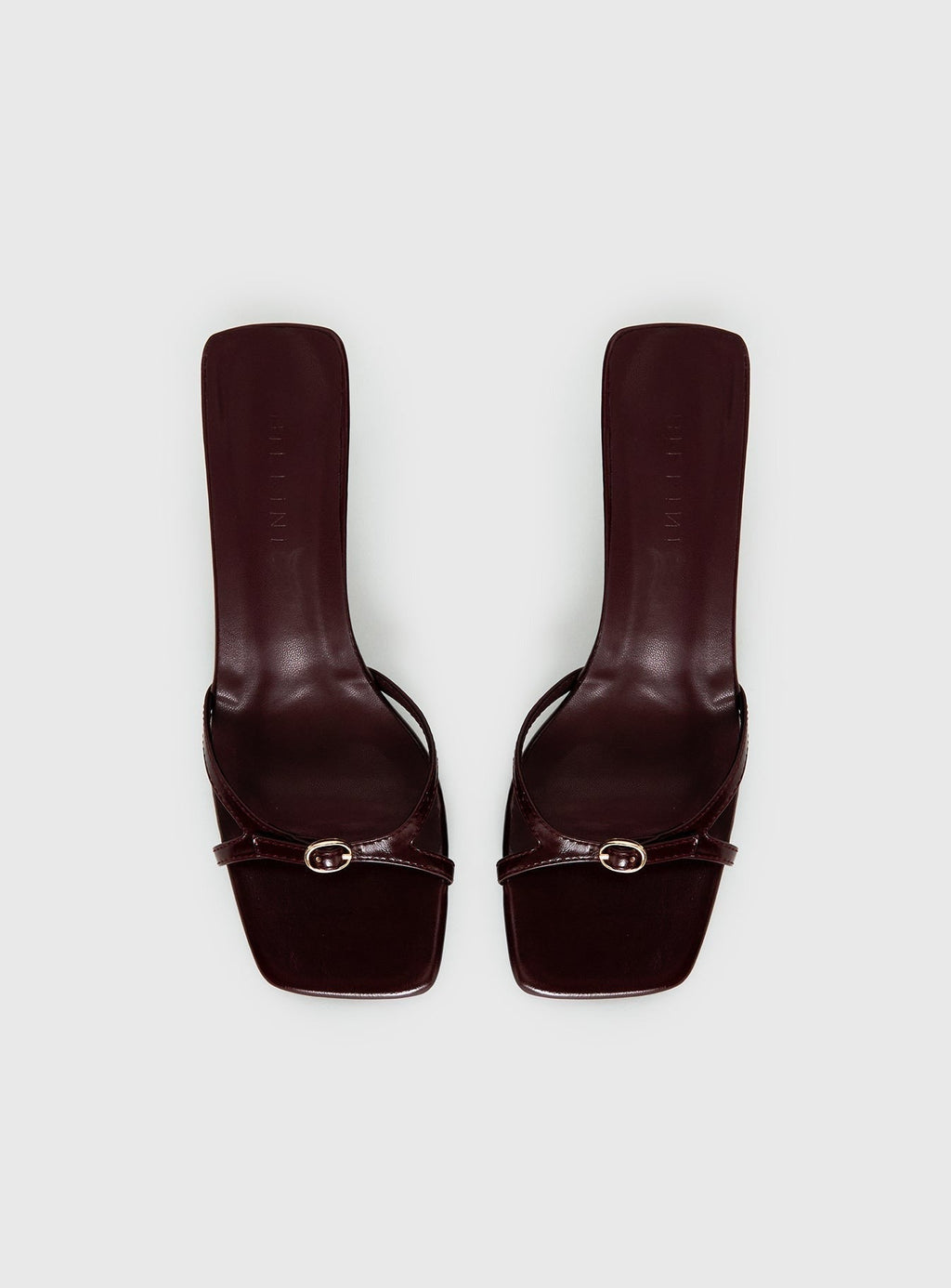 Billini Tesni Buckle Detail Heels Berry Shine