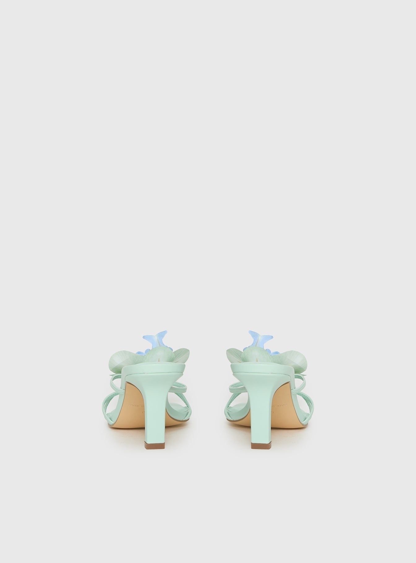 Azira Flower Detail Heels Blue