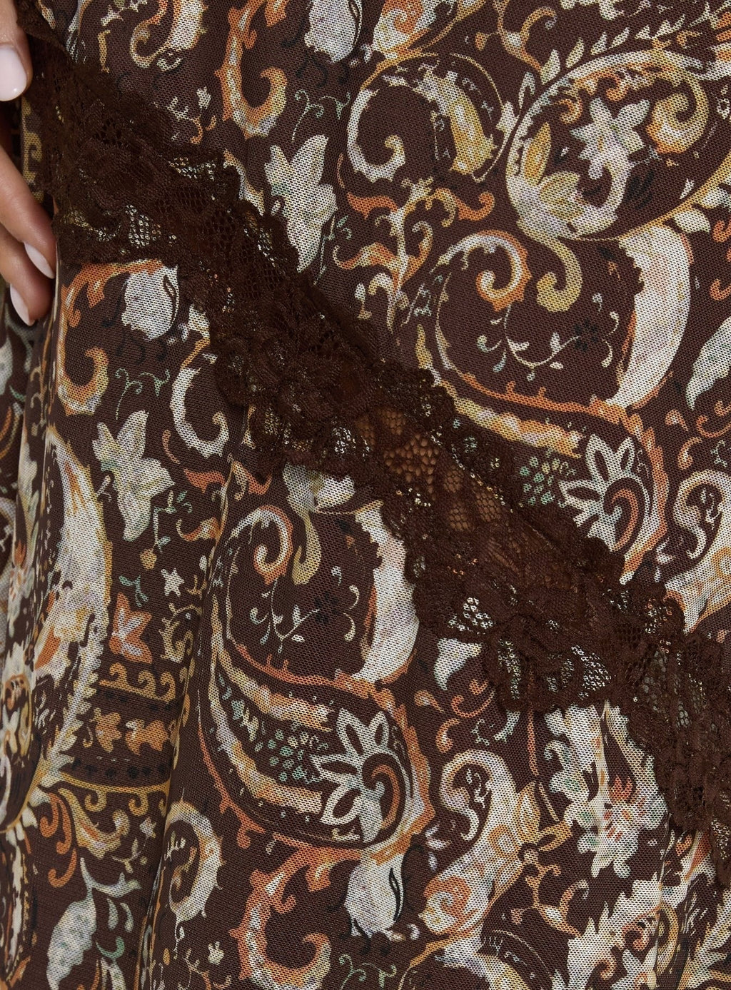Musico Lace Maxi Dress Paisley