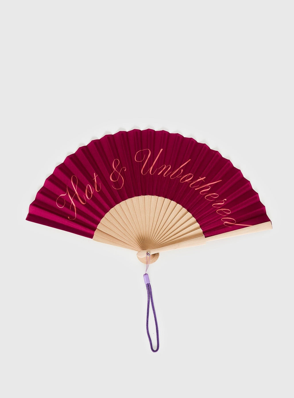 Hot & Unbothered Fan Pink