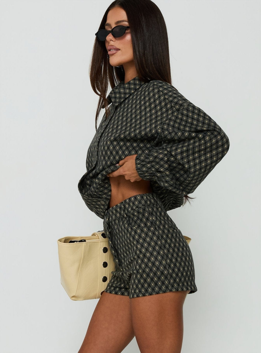 Vanya Mini Shorts Multi Check