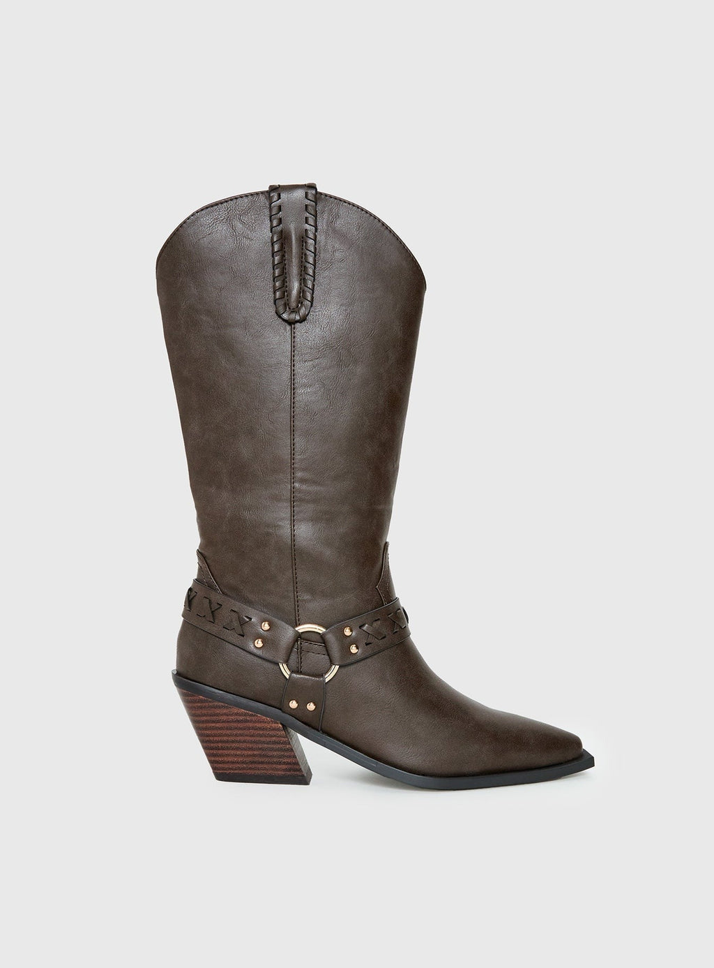 Billini Eldora Cowboy Boots Brown