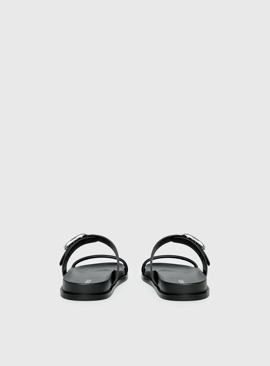 Worth It Buckle Detail Sandals Black