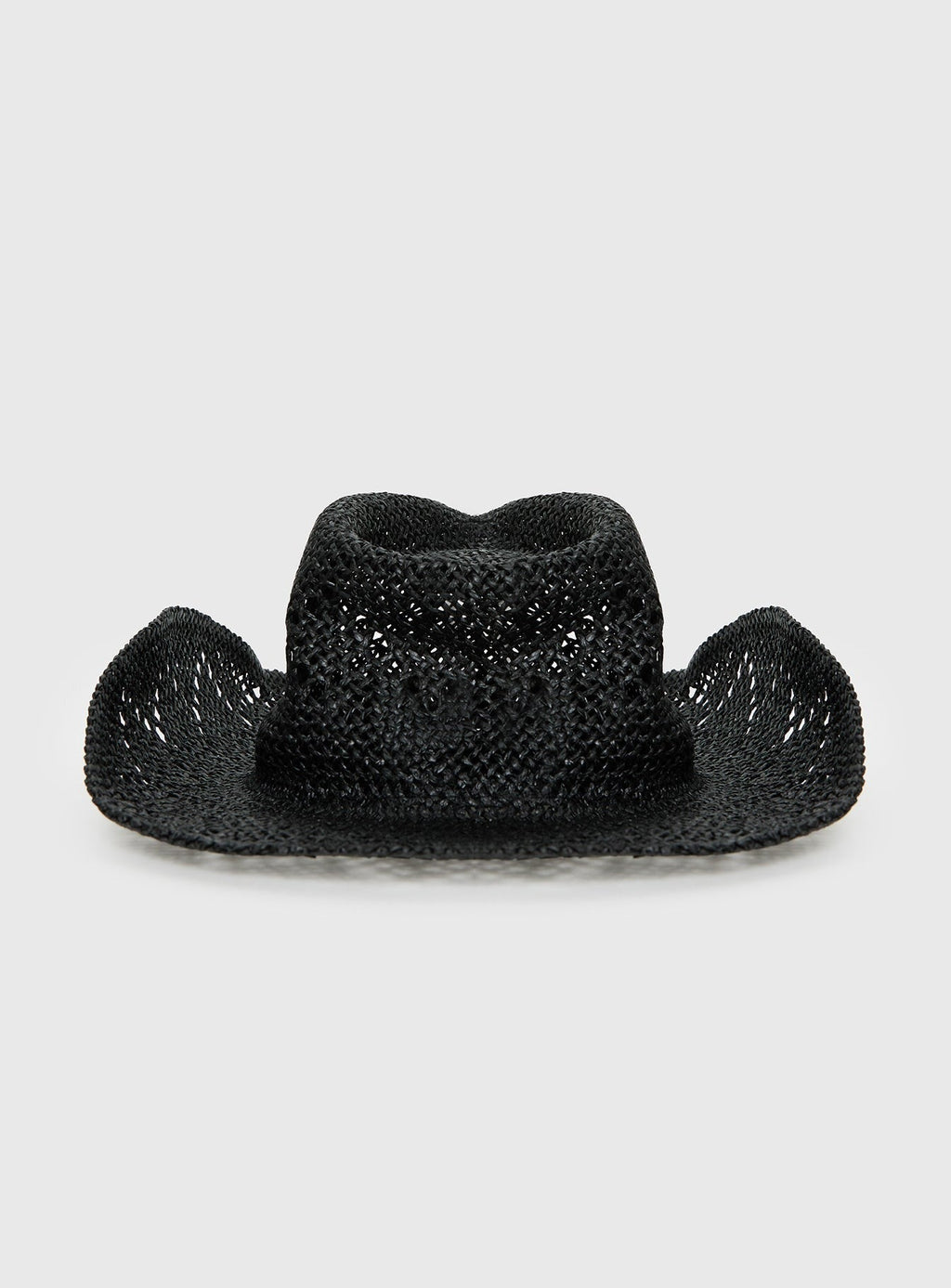 Avyanna Straw Cowboy Hat Black