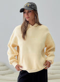 Princess Polly Hooded Sweatshirt Yellow