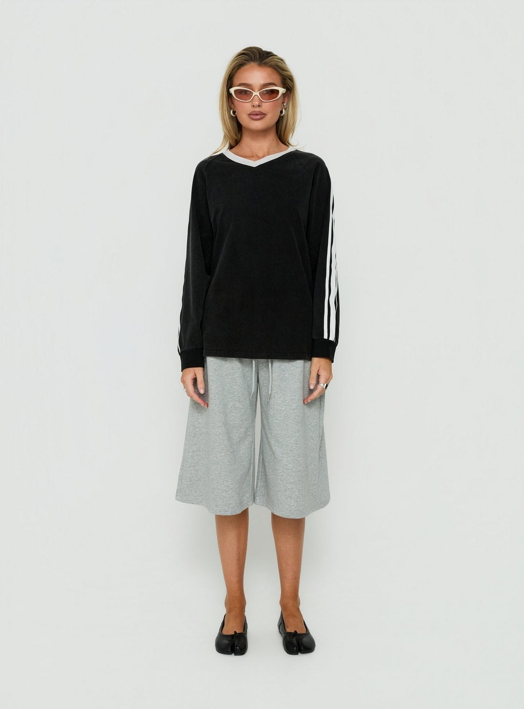 All Stars Long Sleeve Top Washed Noir