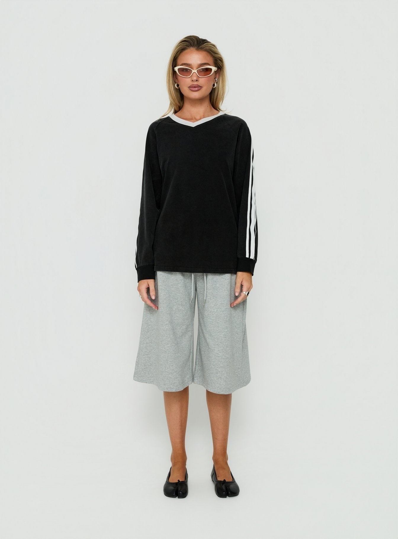 All Stars Long Sleeve Top Washed Noir