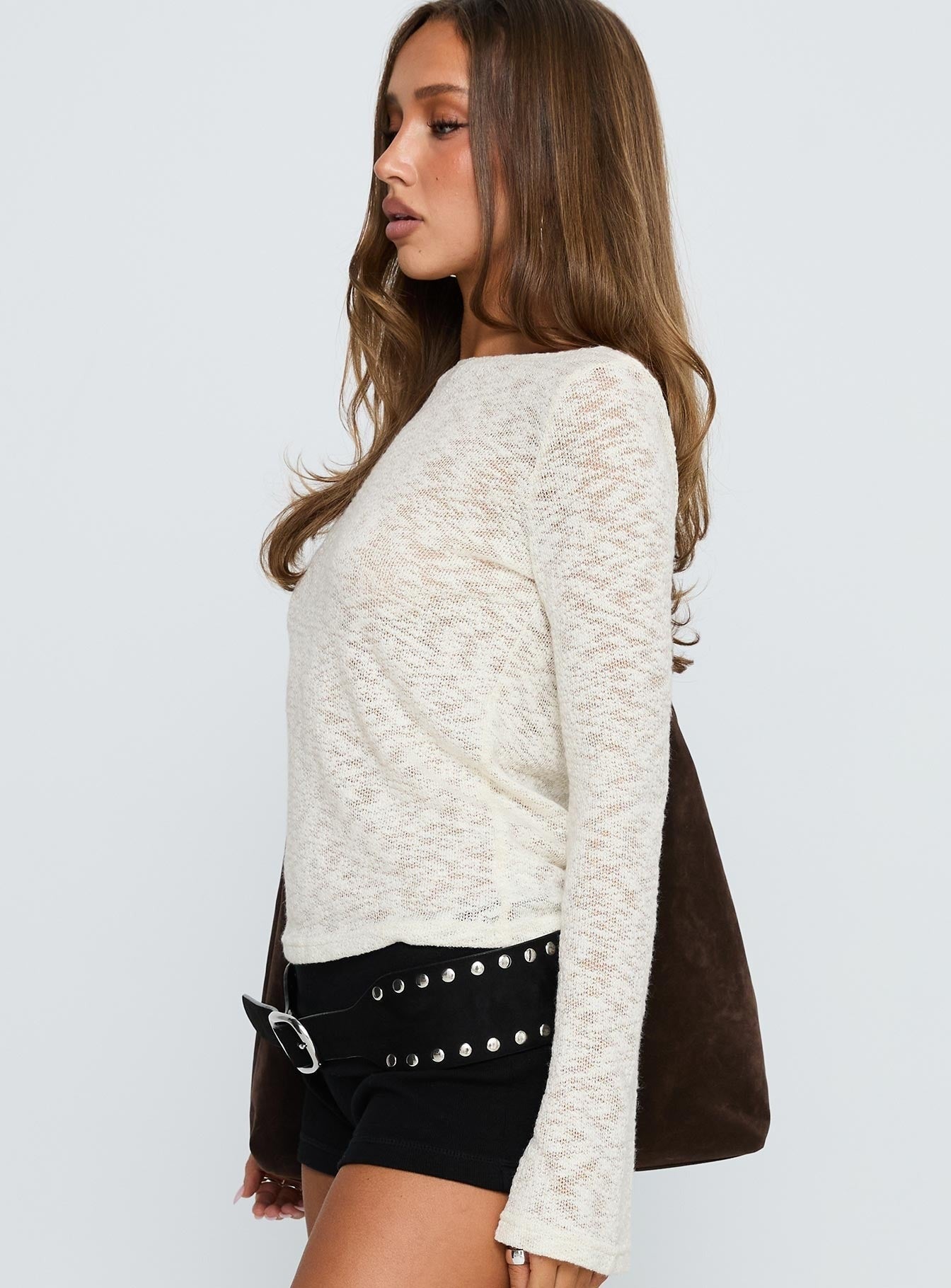 Follow Emotions Wide Neck Top Cream
