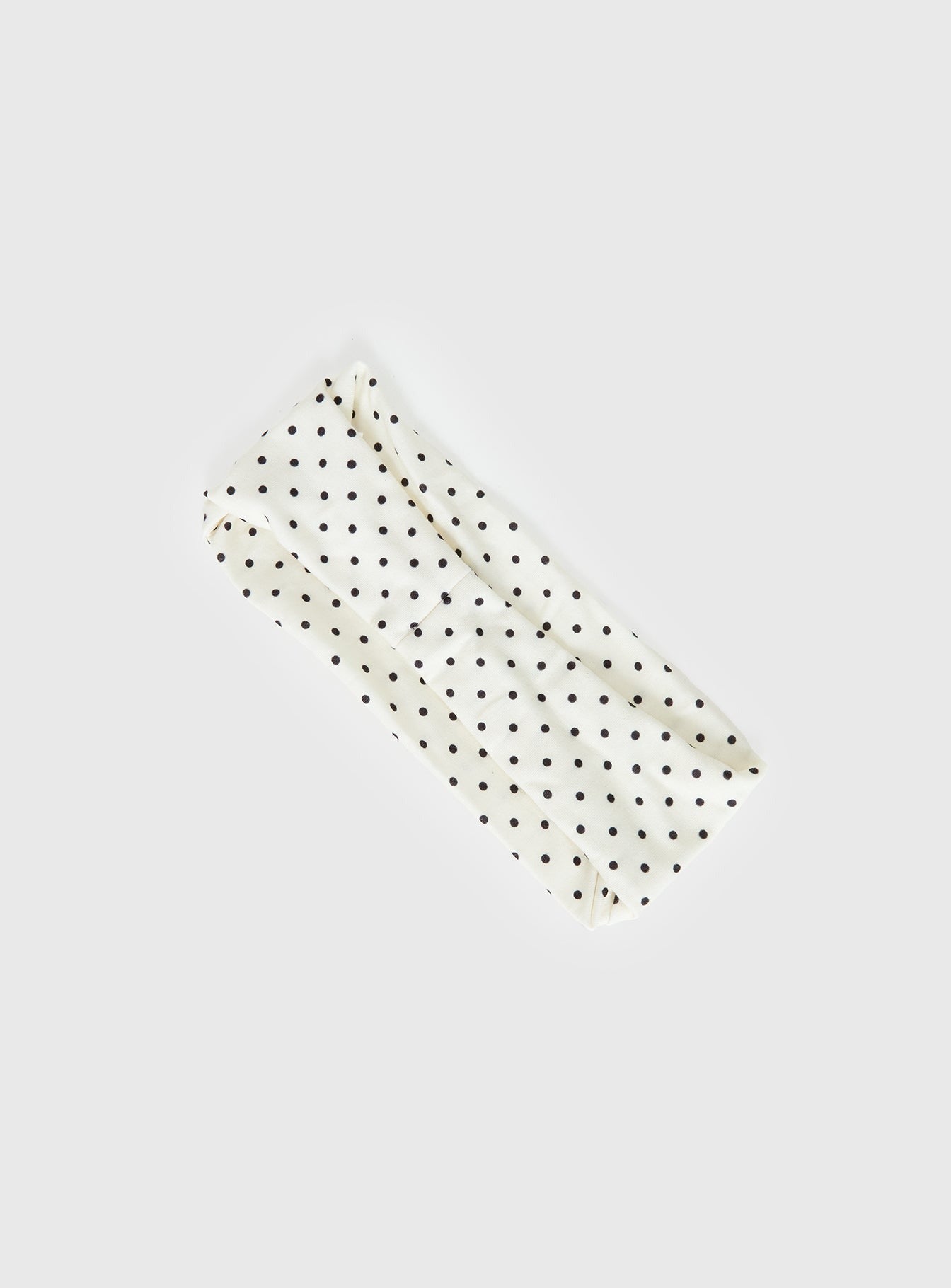 The Juney Headband Cream Polka