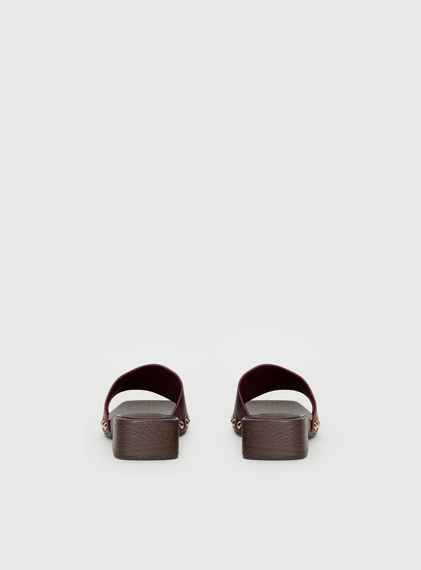 Therapy Zane Stud Detail Sandals Red