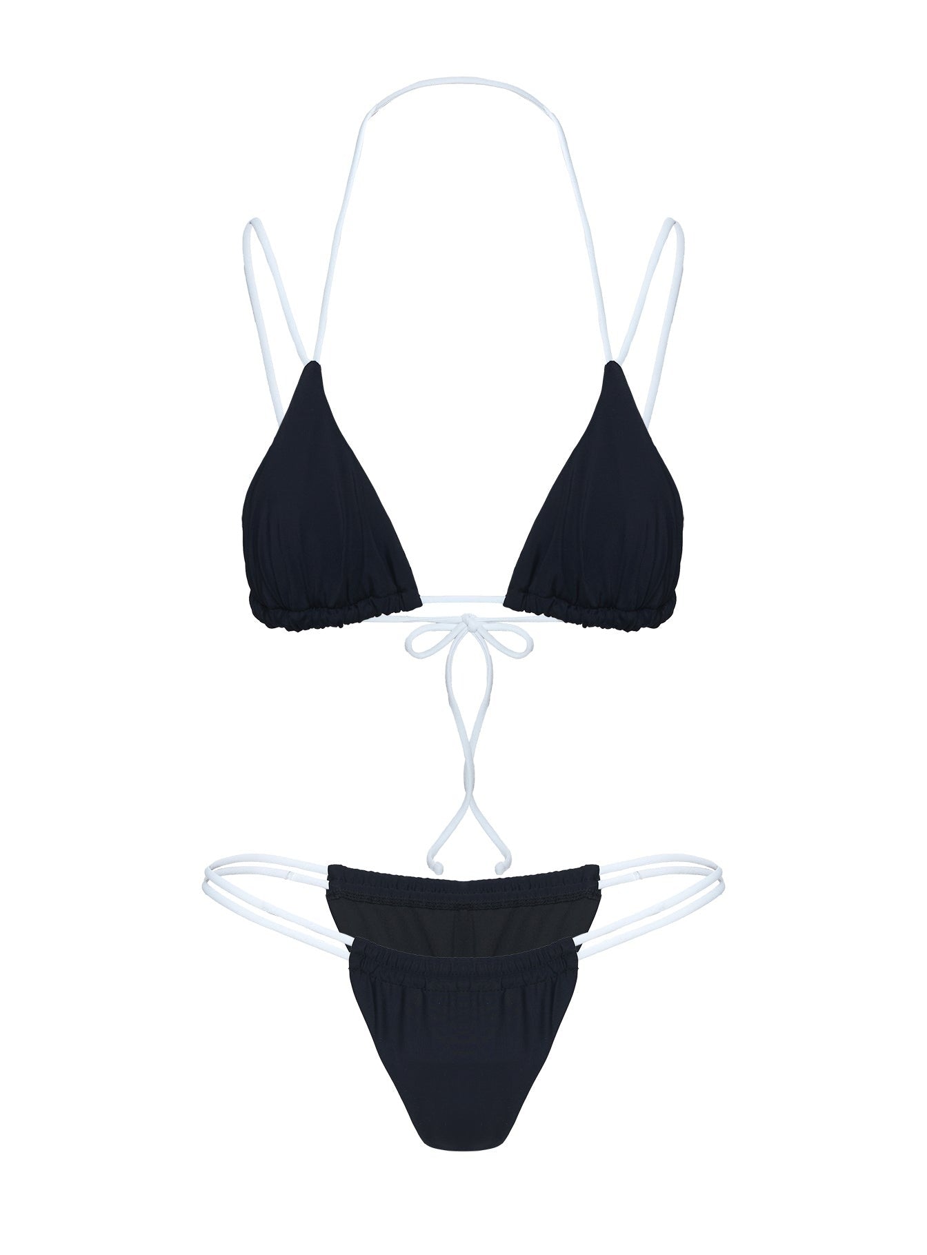 Desiree Bikini Bottoms Black / White