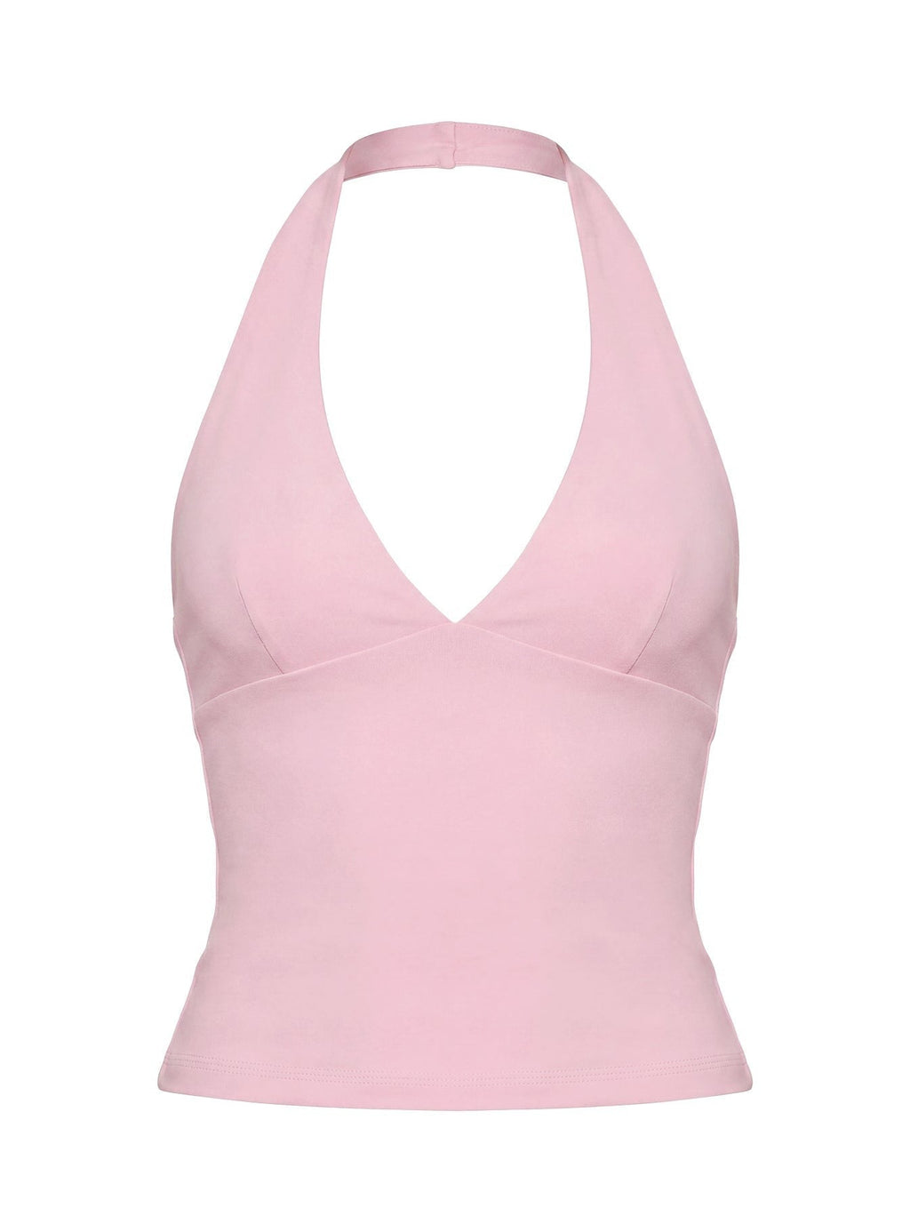 Habitual Active Longline Plunge Neck Tank Top Pink