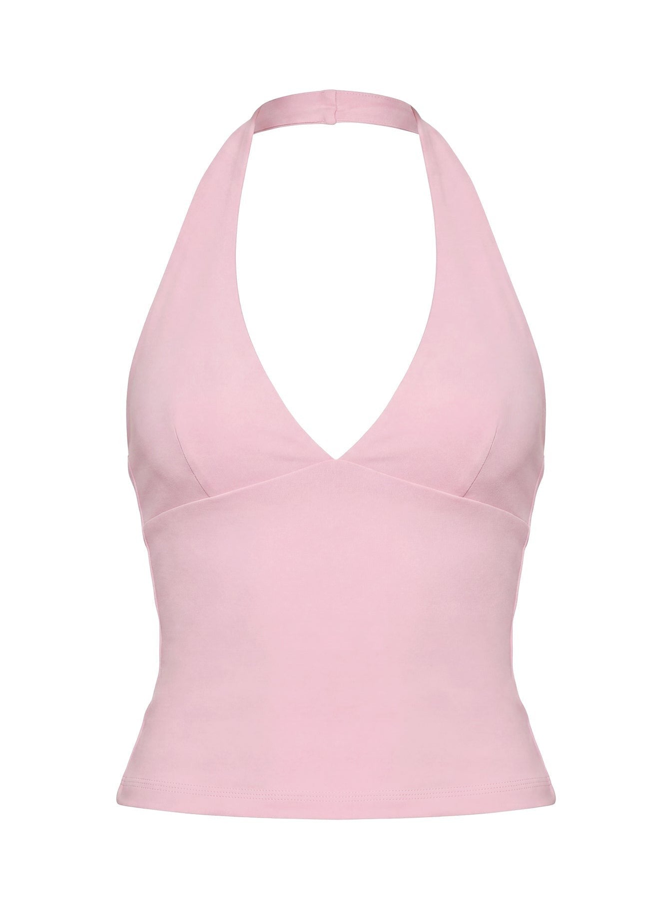 Habitual Active Longline Plunge Neck Tank Top Pink