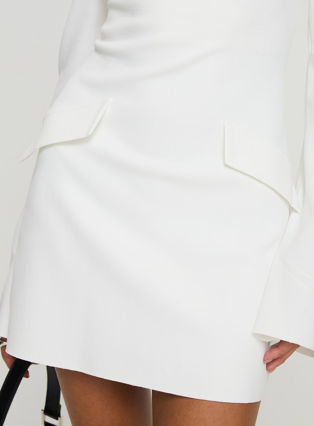 Carters Long Sleeve Mini Dress White Petite