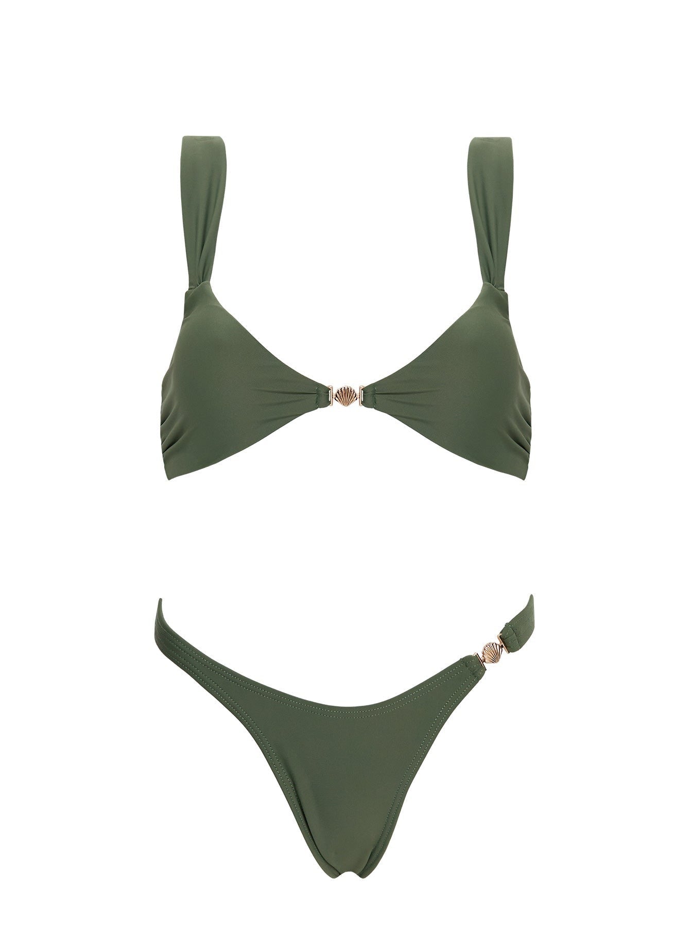 Koana Hardware High Side Bikini Bottoms Green