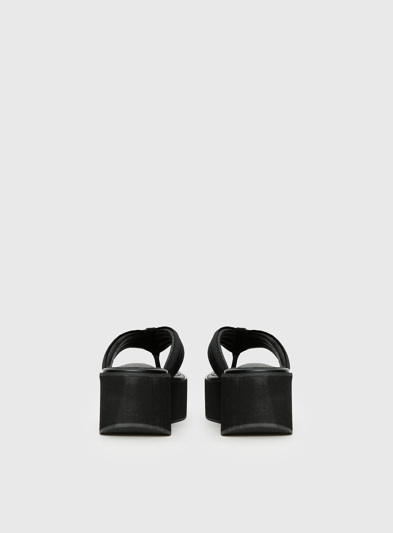 Therapy Bri Platform Thong Sandals Black