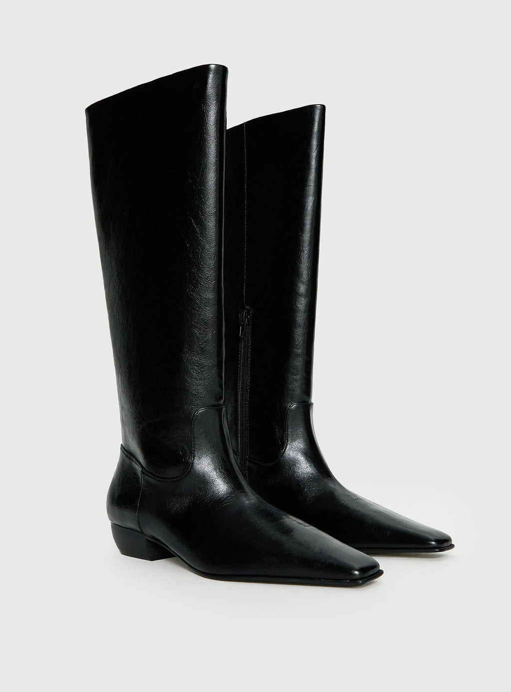 Dance For You Knee High Boots Black