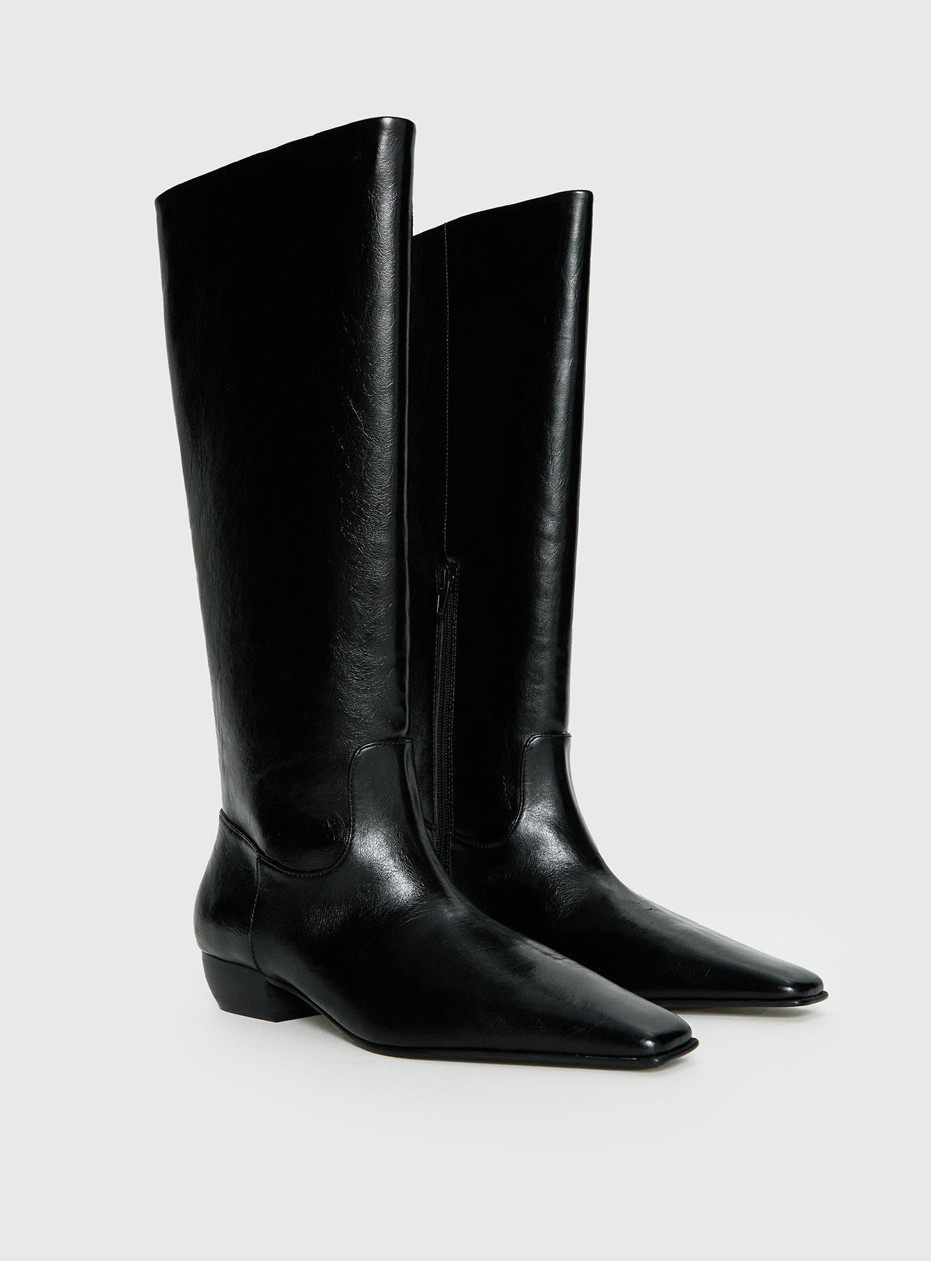Dance For You Knee High Boots Black