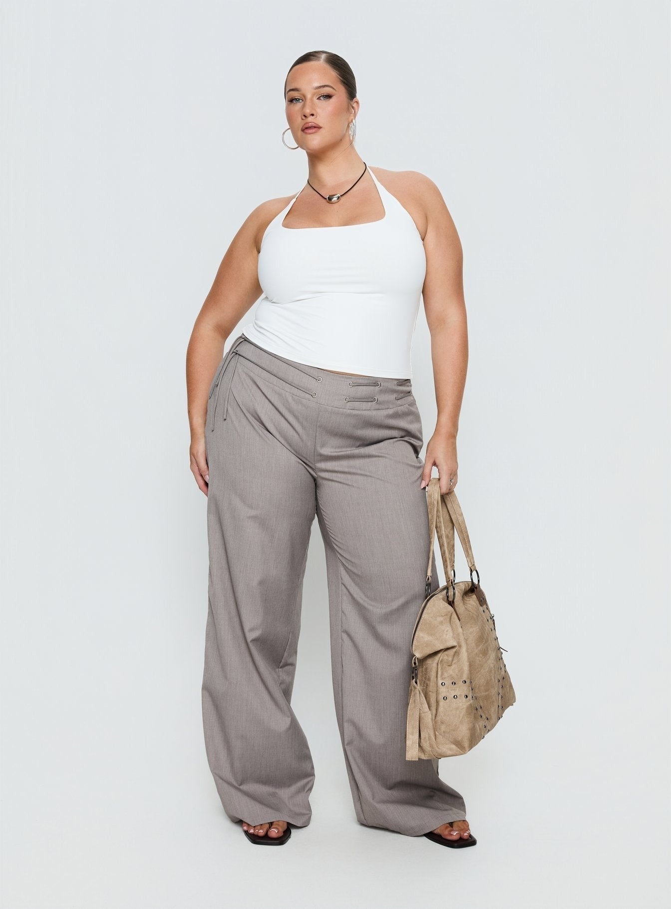 Ezekiel Nylon Top White Curve