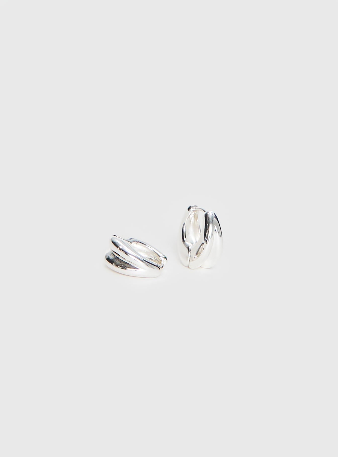 Film Noir Earrings Silver