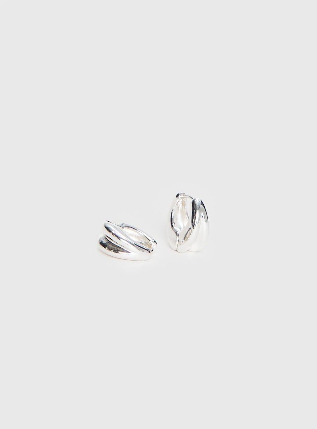 Film Noir Earrings Silver