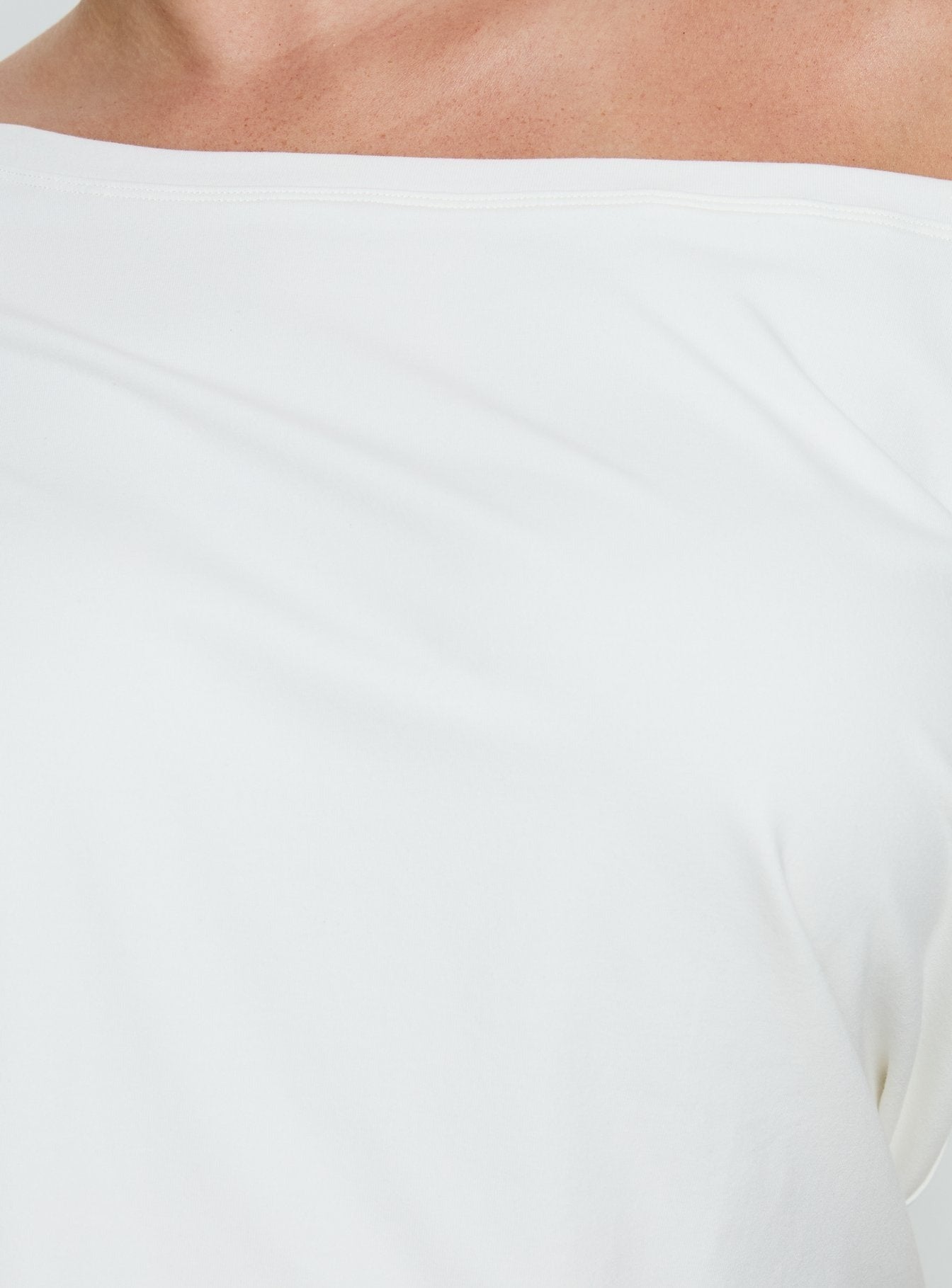 Icon Baby Off Shoulder Top White Curve