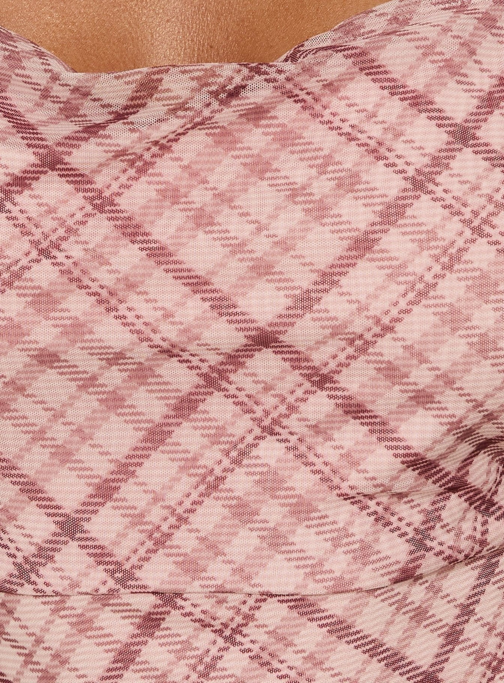 Waverlee Halter Top Pink Check