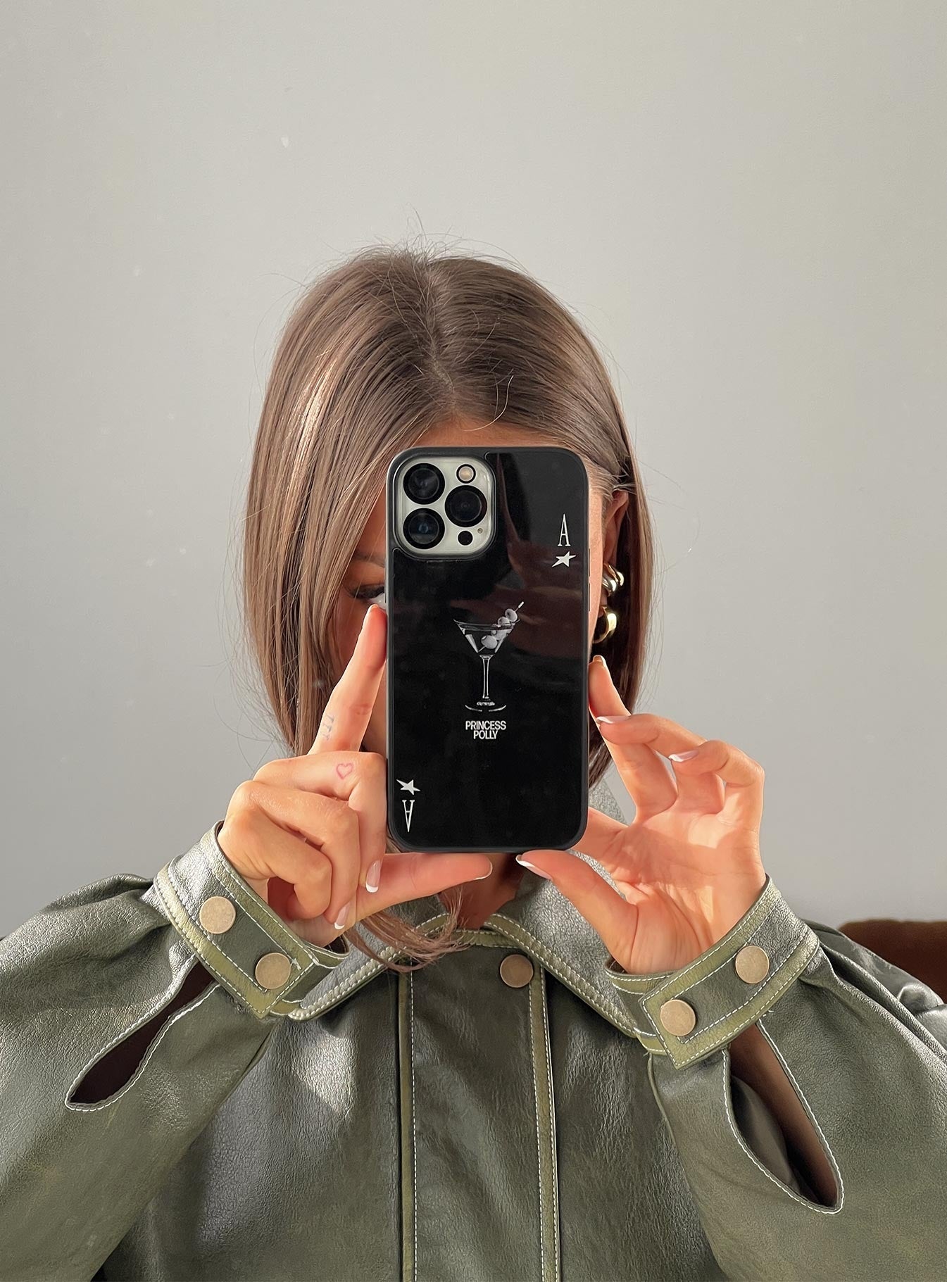 Alter Egos iPhone Case Black