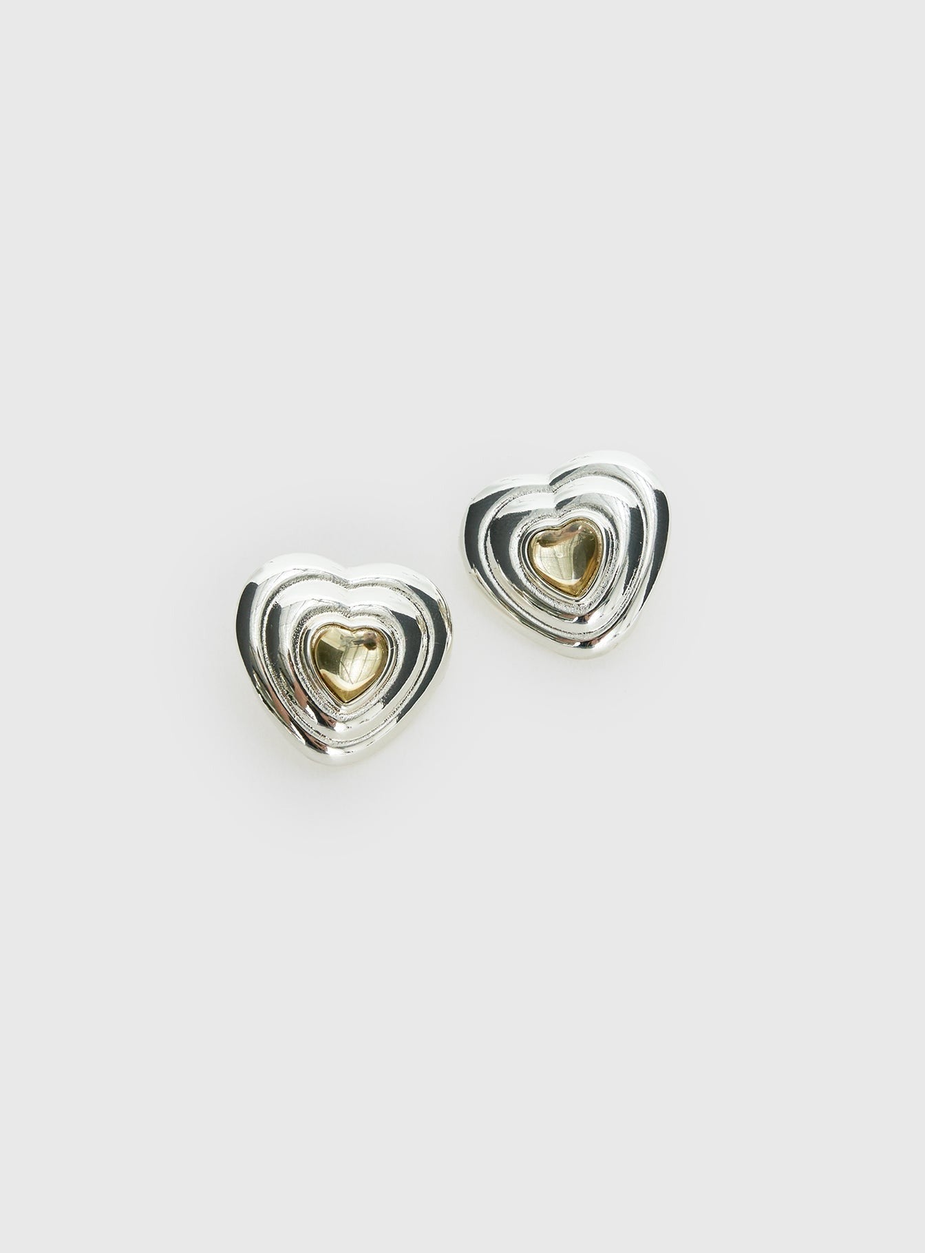 Missouri Stud Earrings Silver / Butter