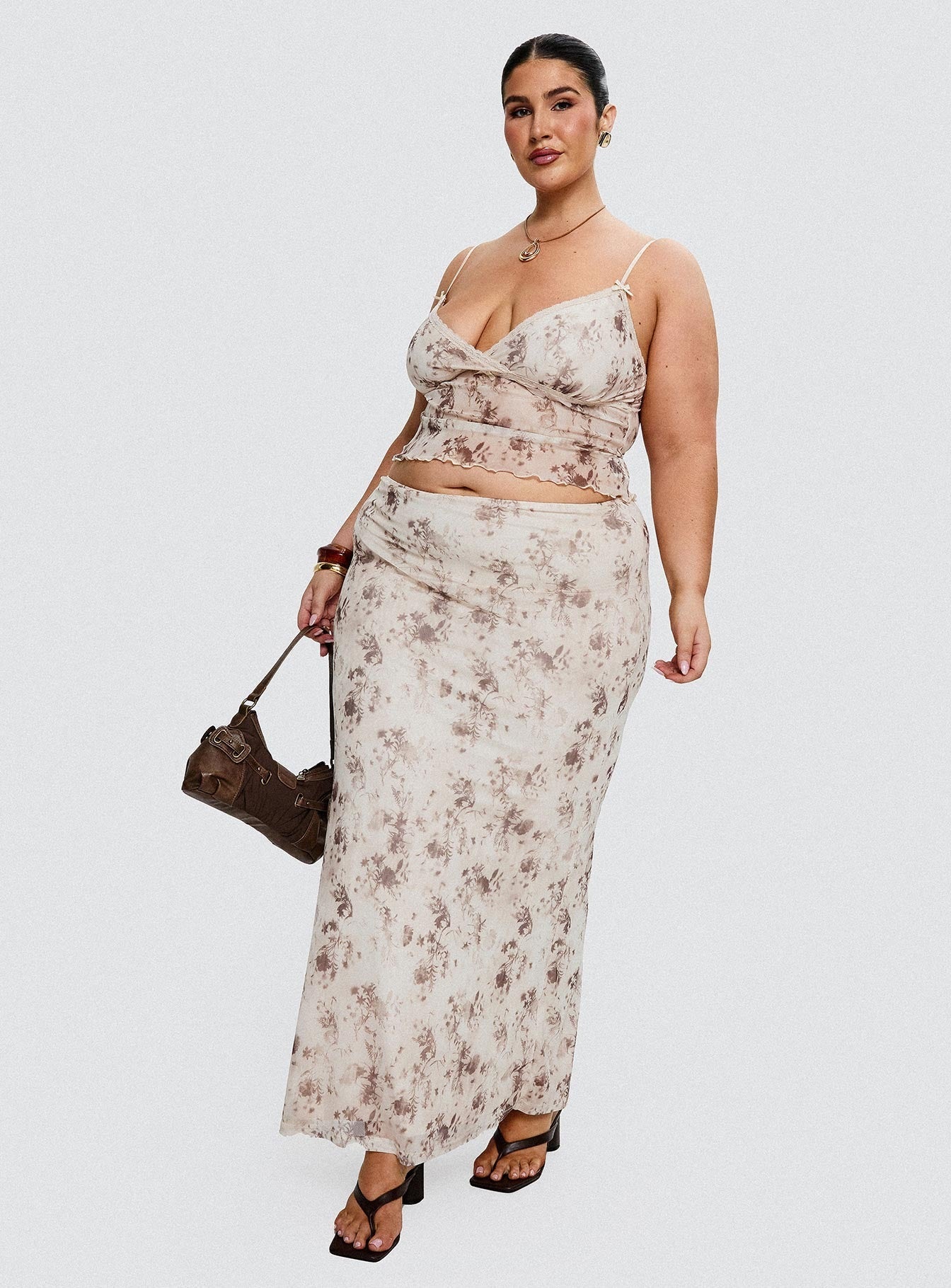 Shepherd Top Floral Multi Curve