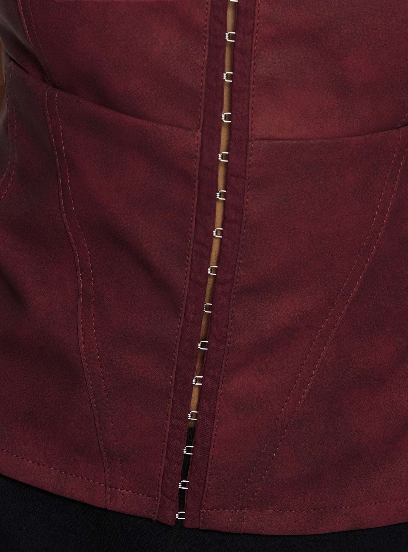 Supermodel Top Burgundy