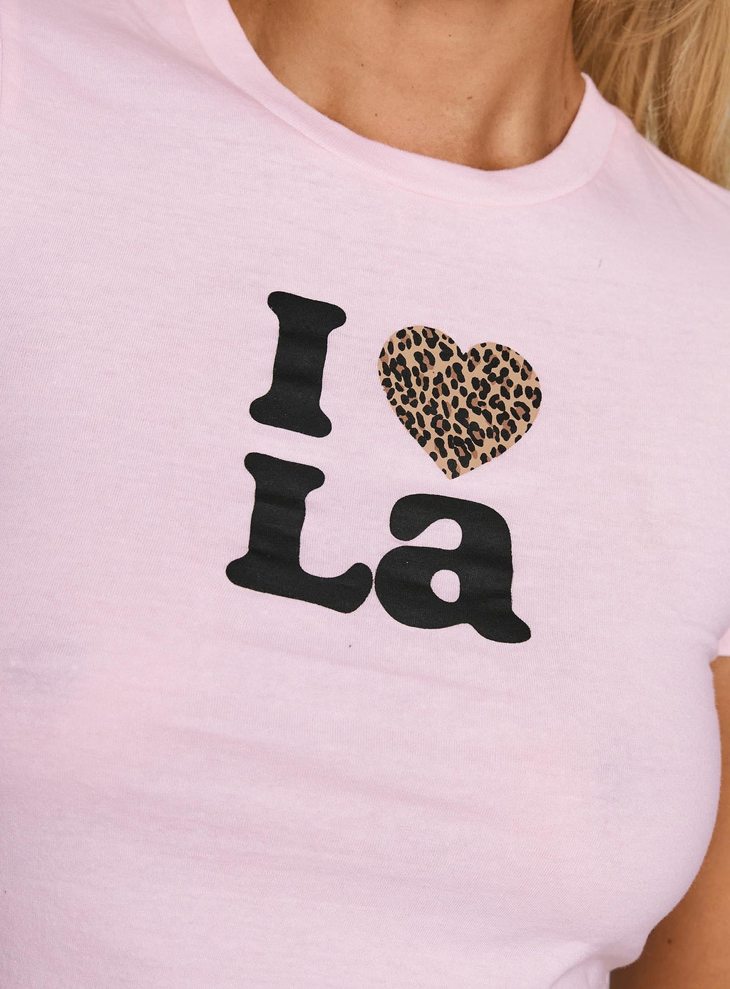 I Heart La Top Pink
