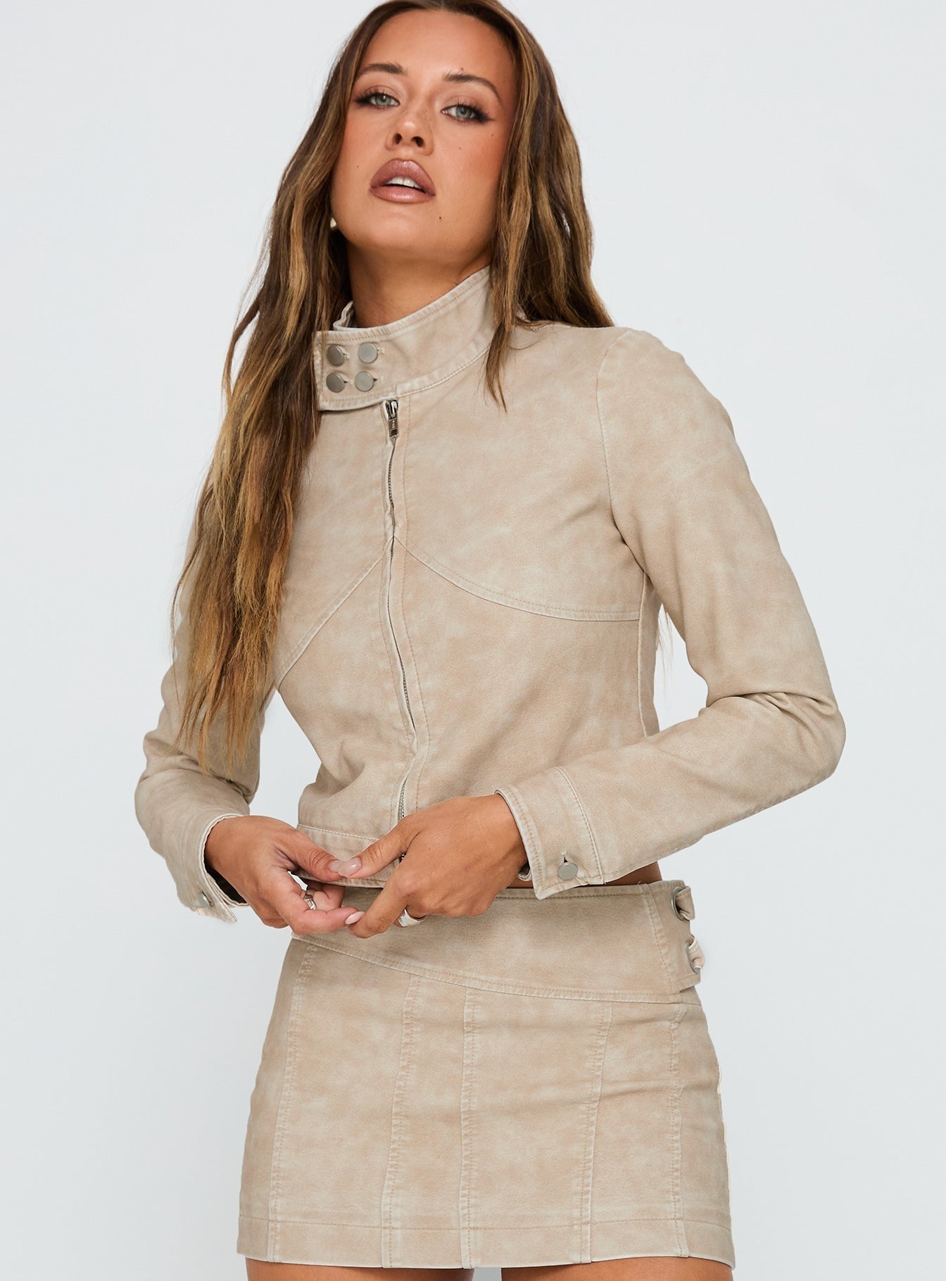 Can You Stay Jacket Beige