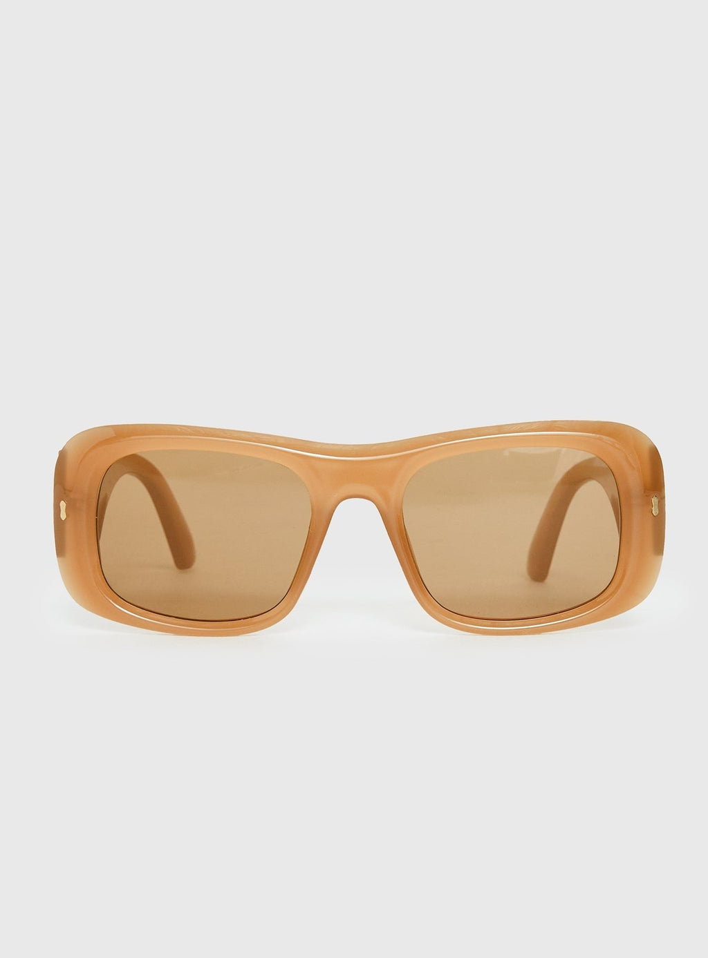 Stick Around Oversized Sunglasses Orange / Yellow