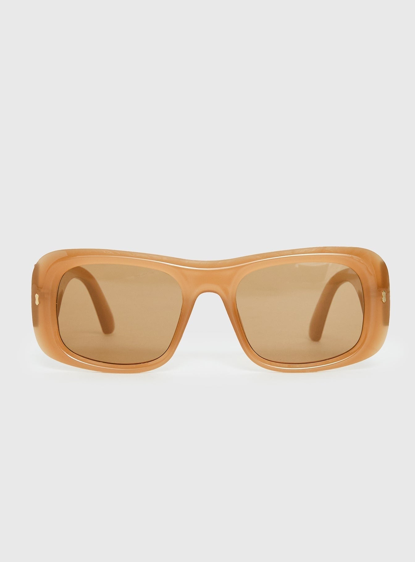 Stick Around Oversized Sunglasses Orange / Yellow