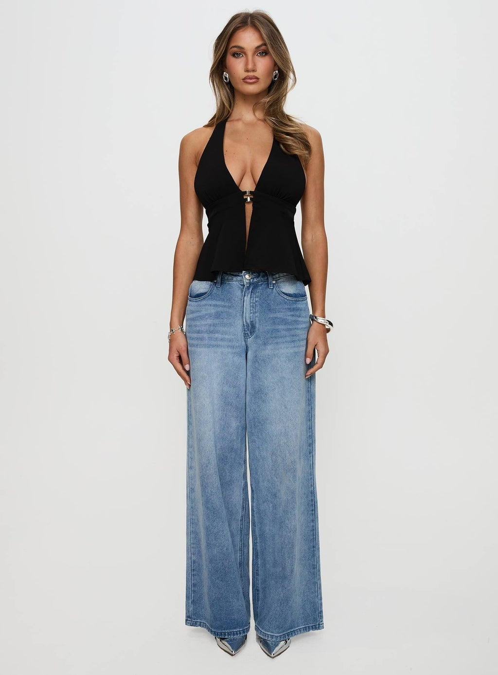 Brealle Halter Top Black