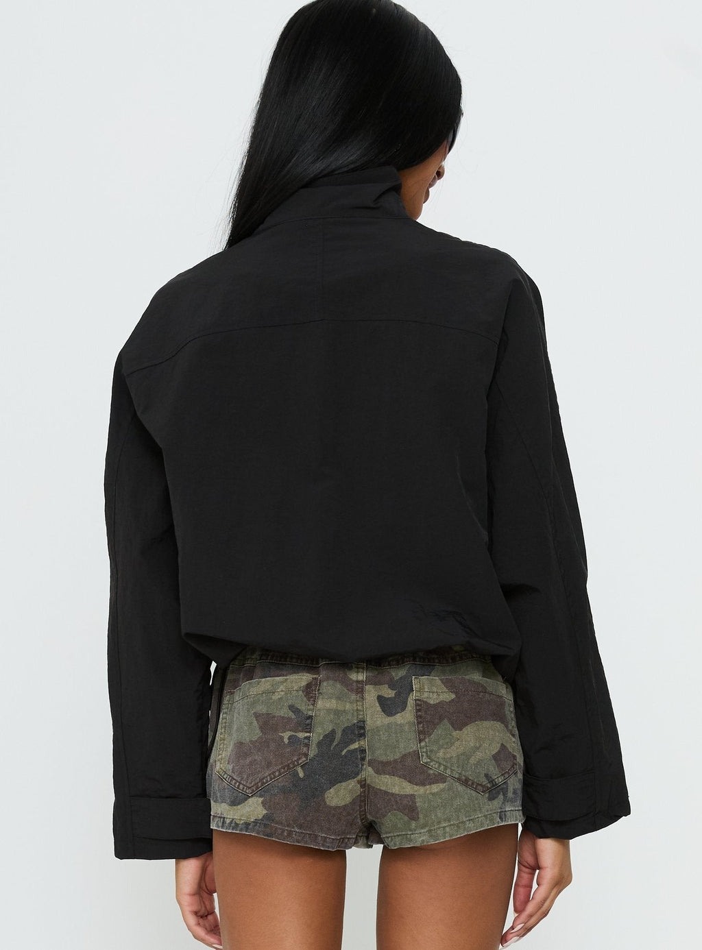 Shoreline Windbreaker Jacket Noir