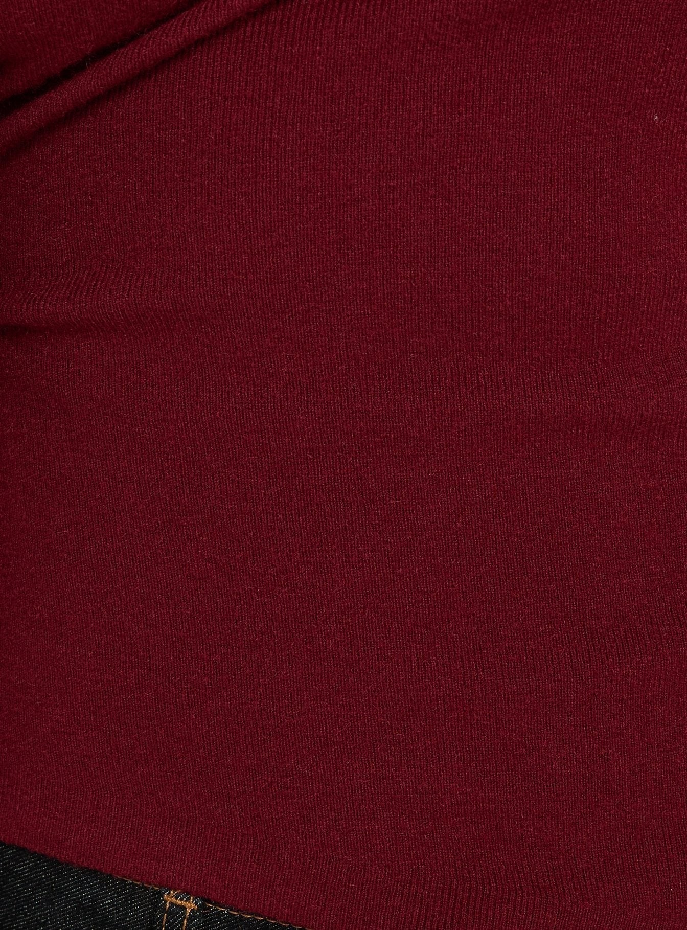 Kaelith Off Shoulder Knit Sweater Wine