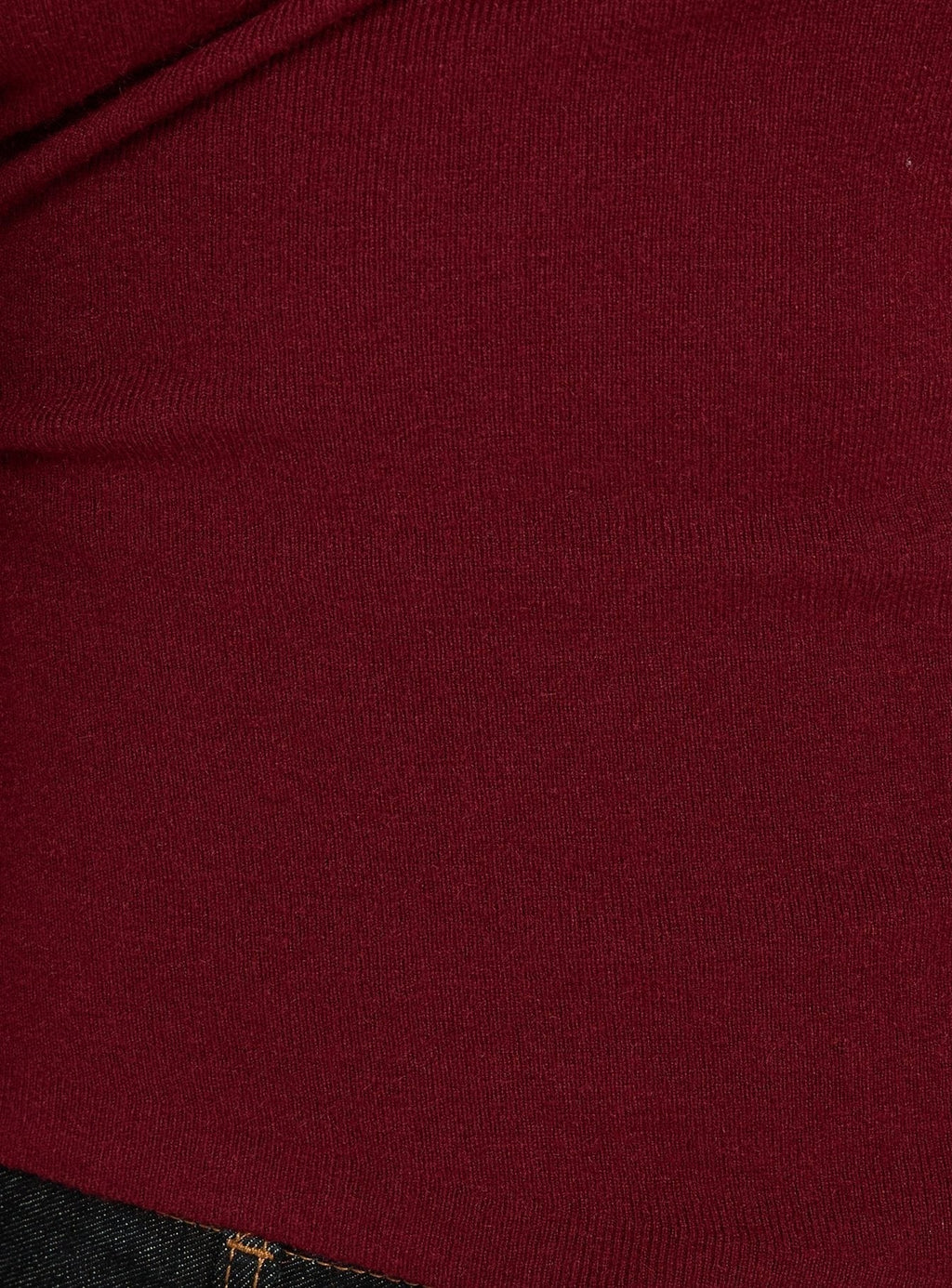 Kaelith Off Shoulder Knit Sweater Wine