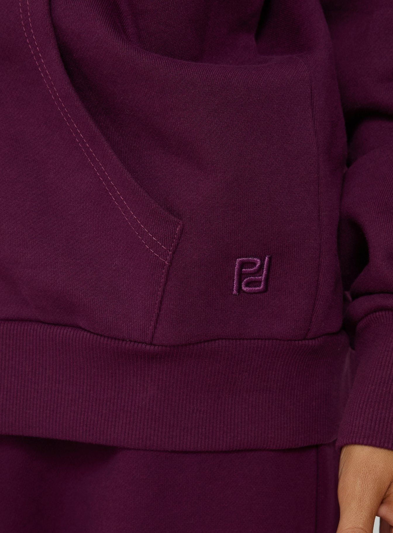 All Day Oversized Hoodie Plum
