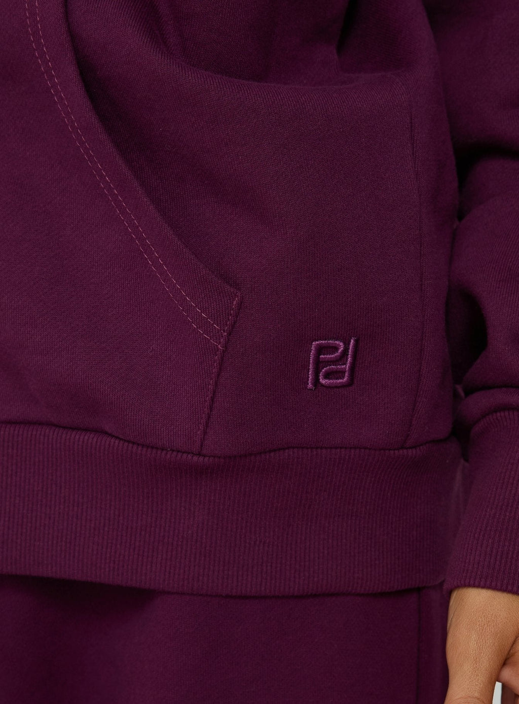 All Day Oversized Hoodie Plum