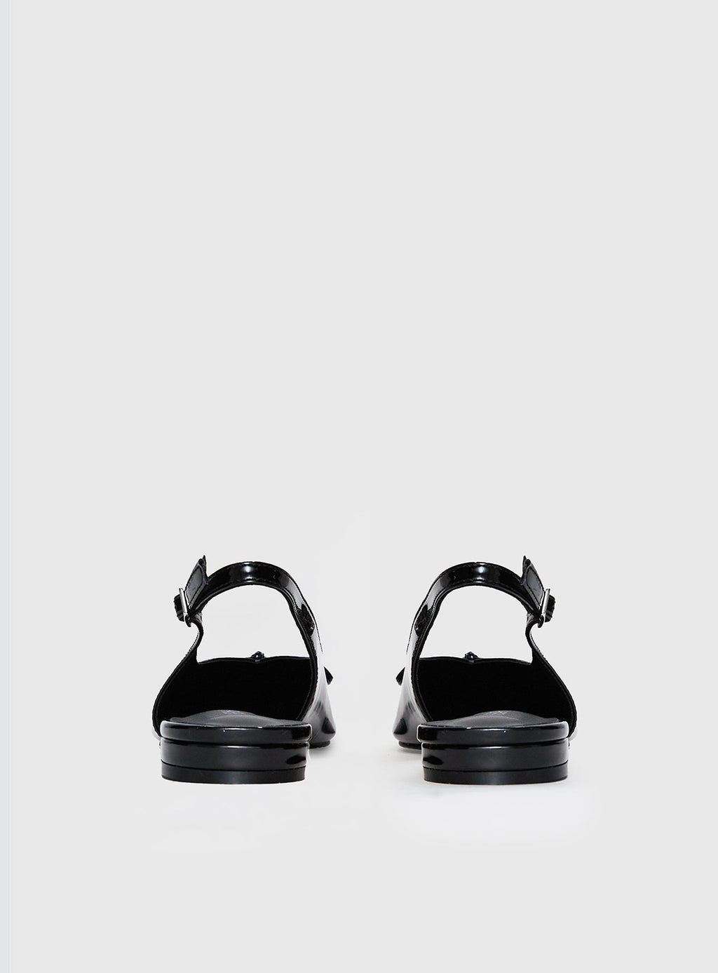 Therapy Lavin Pointed Toe Flats Black Patent