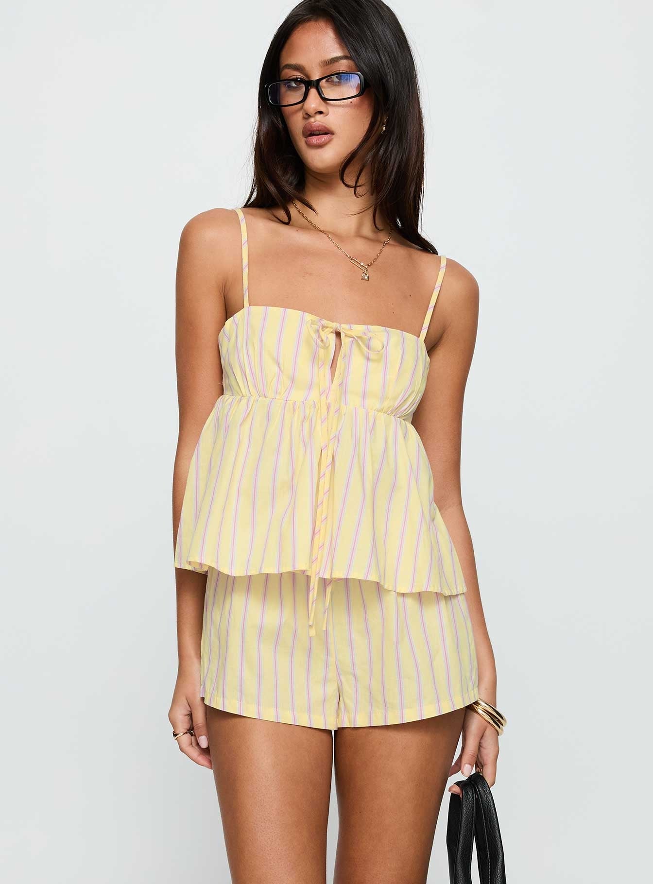 Solaris Cotton Relaxed Set Yellow