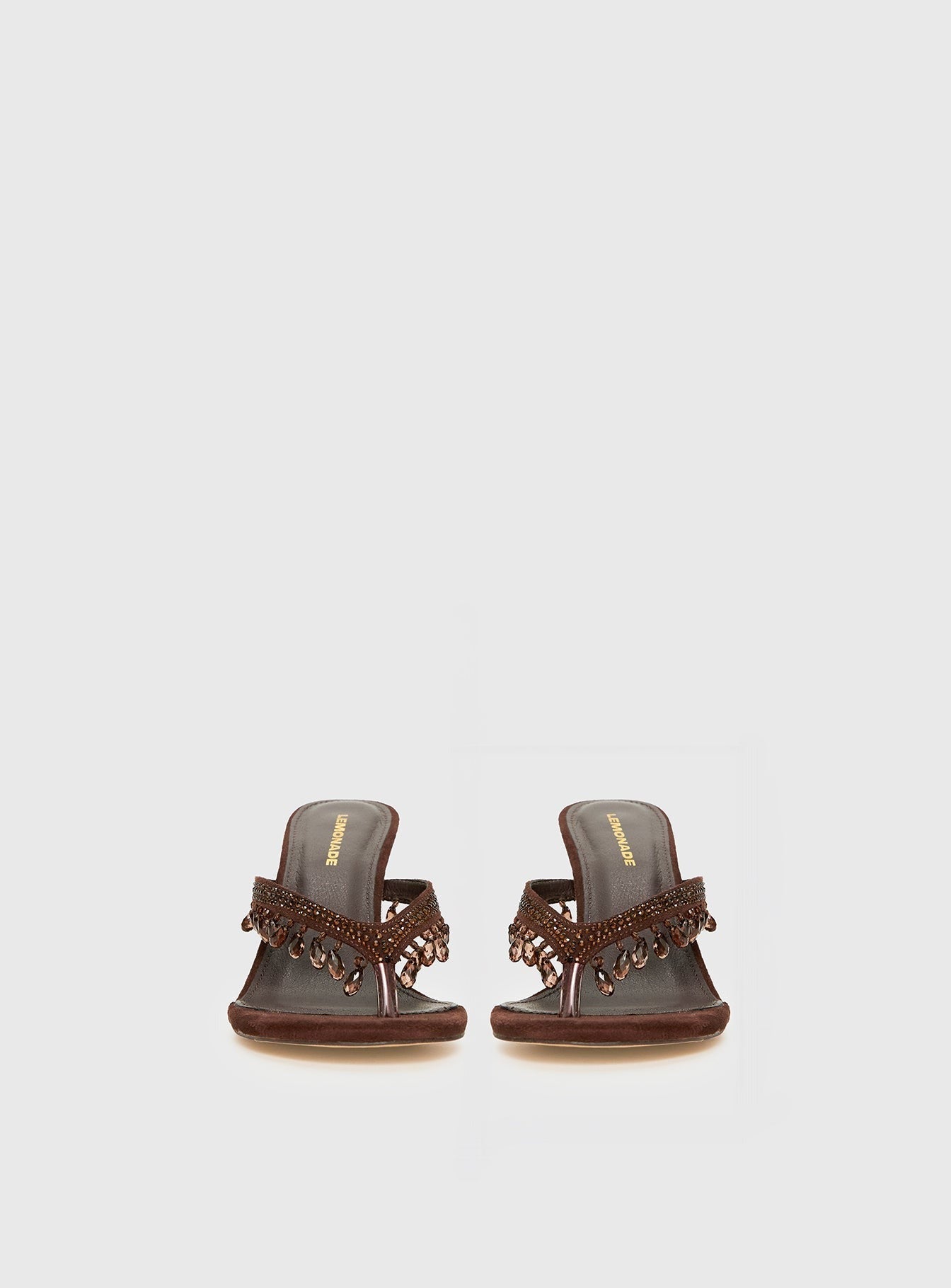 Ameliah Tassel Heels Brown