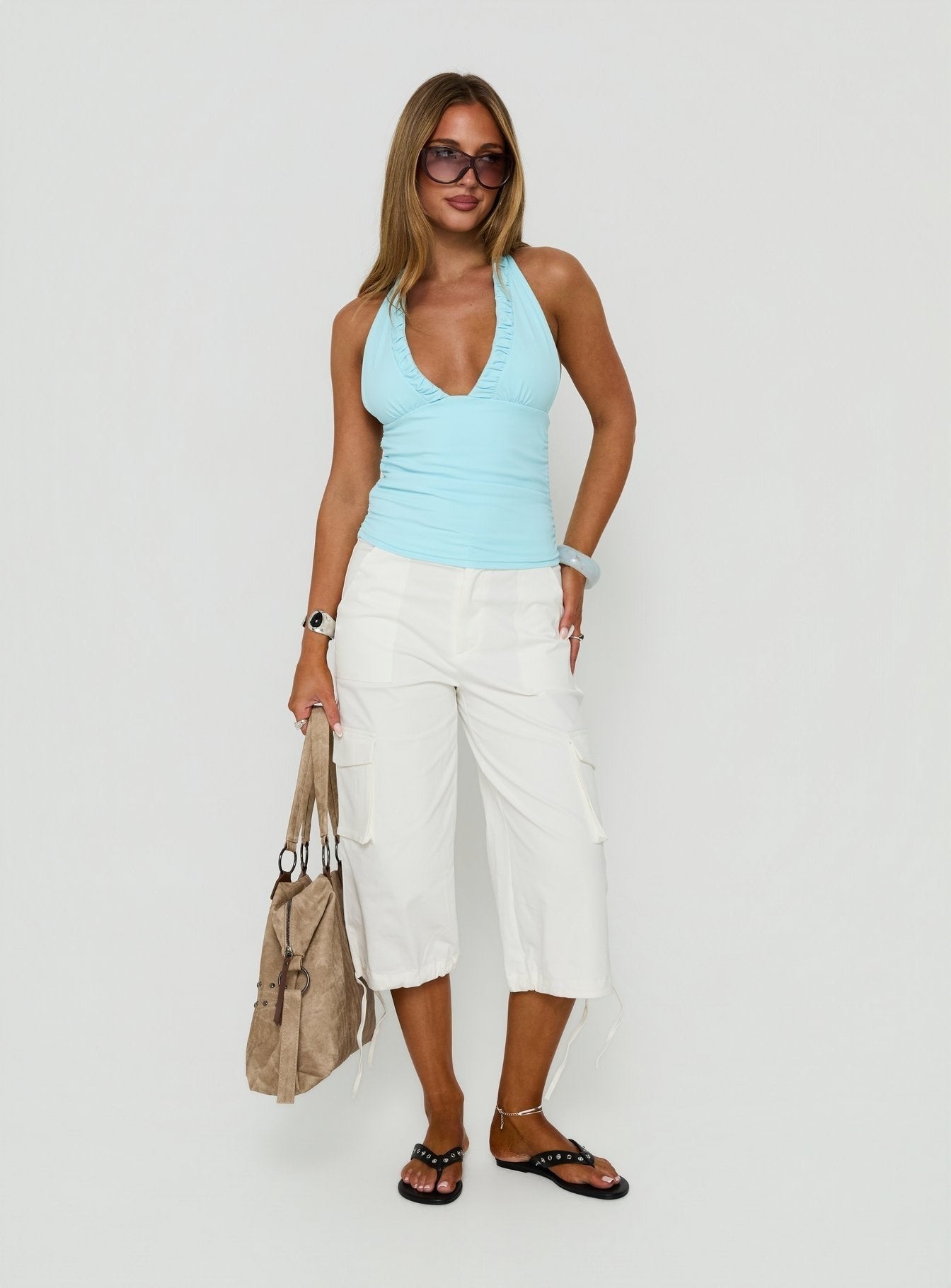 Alfonza Utility Capri White