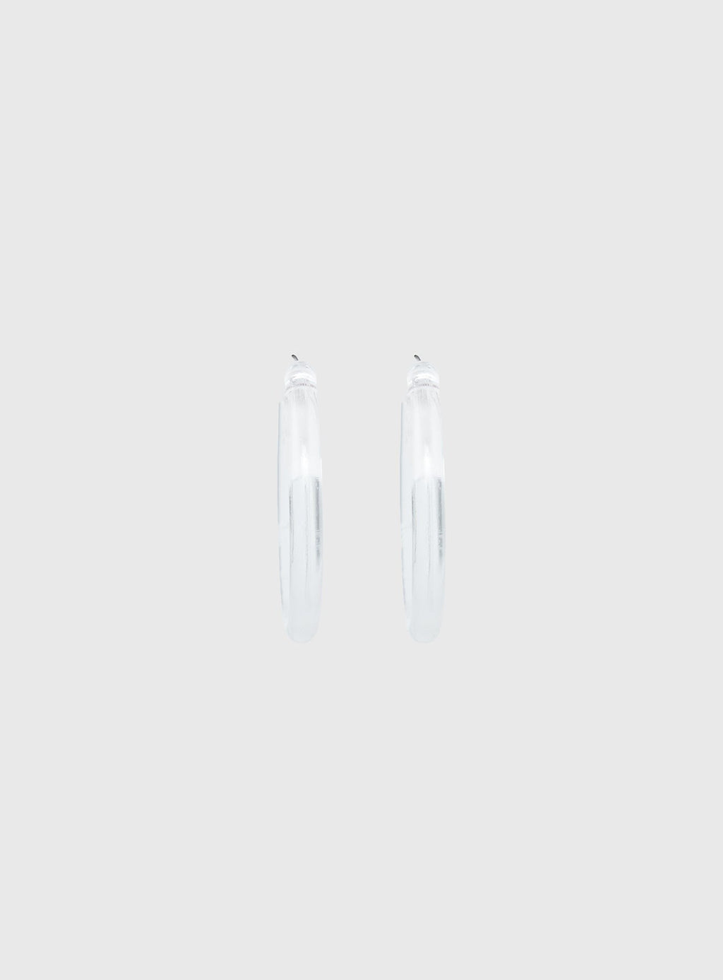 Stars Shine Hoop Earrings Clear