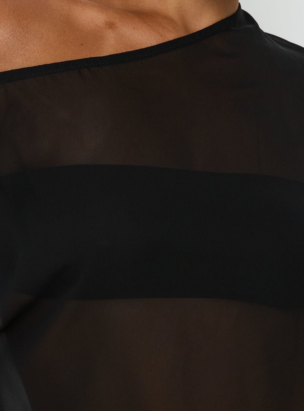 Lionne Slouchy Off Shoulder Maxi Dress Black