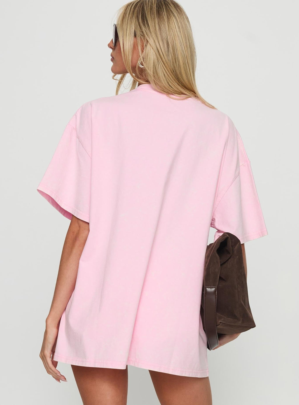 Freshly Picked Oversized Graphic Tee Pink