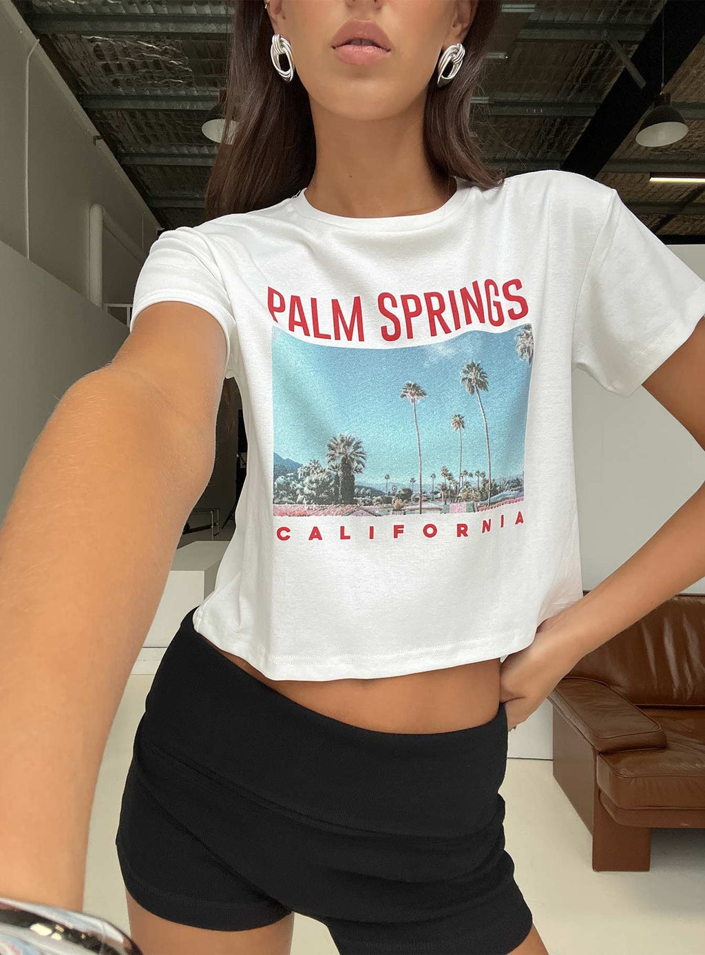 Destination Of Choice Graphic Top White